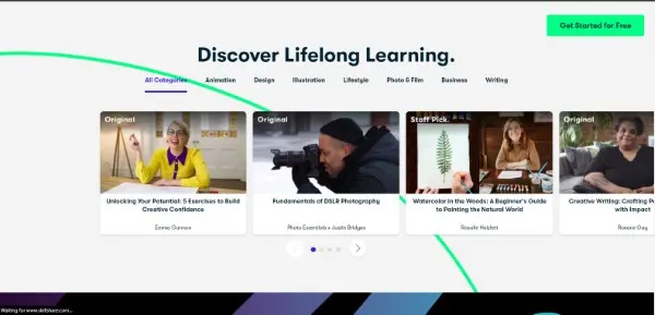 Skillshare هي منصة تعليم عن بعد ذات شهرة واسعة