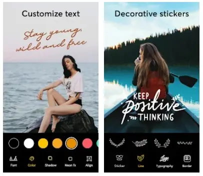 تطبيق مميز لتصميم صور بخطوط انجليزية مذهلة