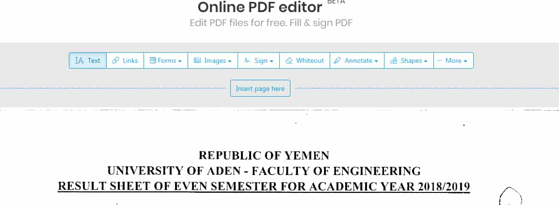 التعديل على ملف pdf من خلال افضل برامج تعديل pdf