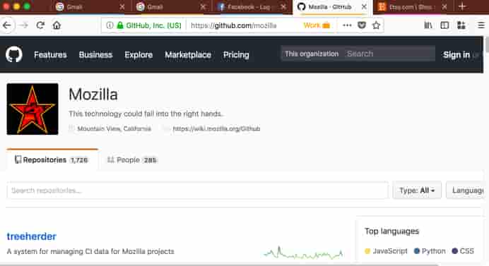 إضافة Firefox Multi-Account