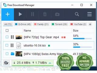 برنامج Free Download Manager