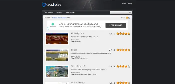 Acidplay هو أفضل موقع لتحميل العاب PC كاملة للأجهزة الضعيفة والمتوسطة