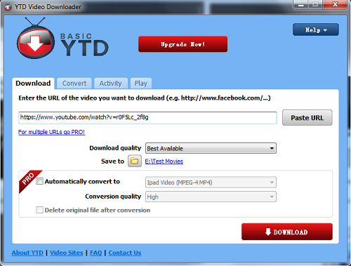 برنامج  YTD Video Downloader
