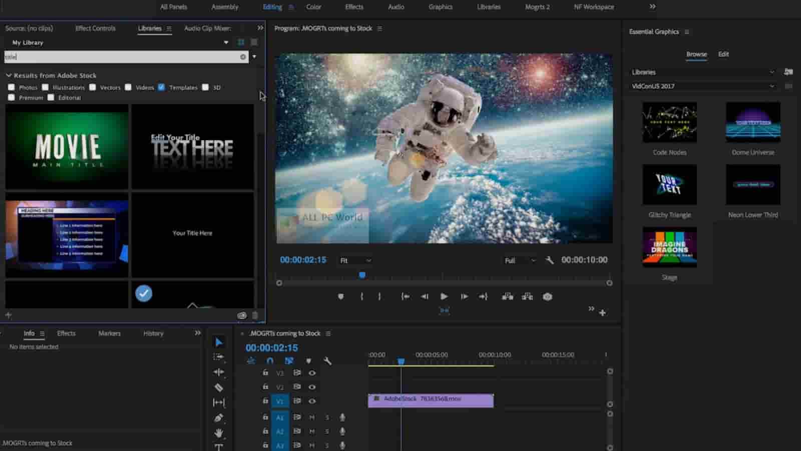 افضل برنامج تصميم فيديو 2019