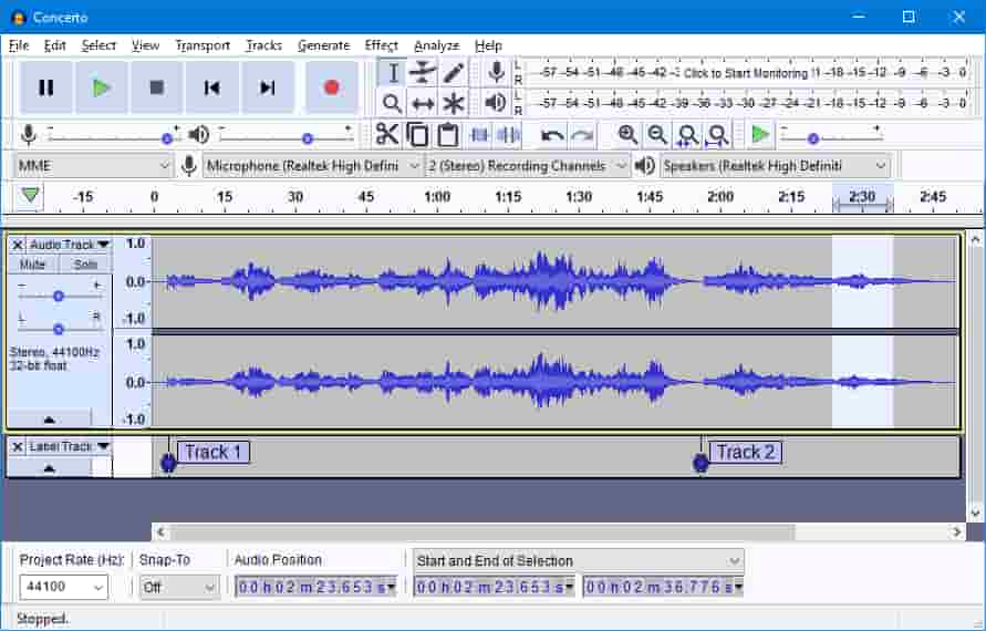 تحميل برنامج audacity مجاناً