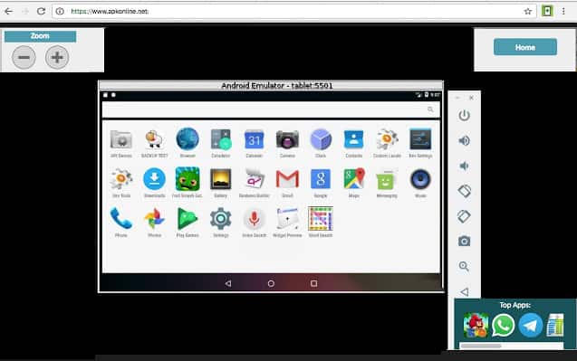 محاكي Android على متصفح كروم - محاكي Android على الإنترنت