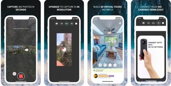 برنامج تصوير 360 درجة للايفون والاندرويد