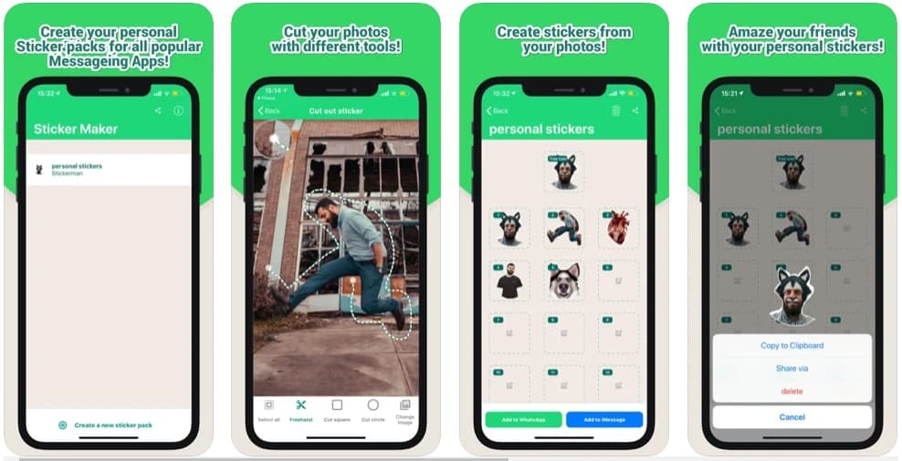 تطبيق تحويل الصور الى ملصقات واتساب ايفون