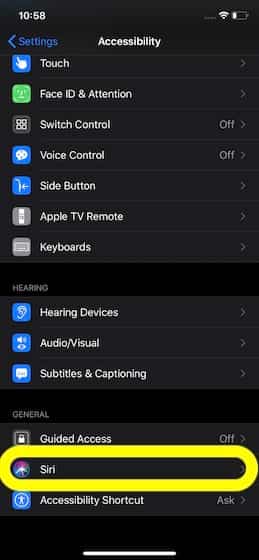 طريقة تشغيل Siri