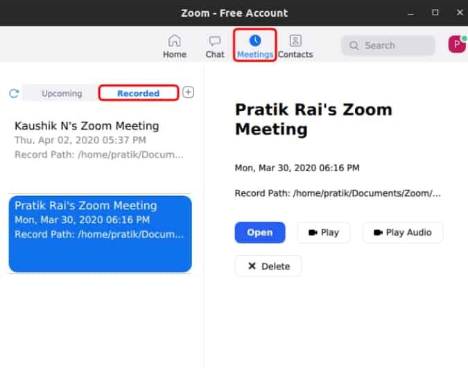 كيفية تسجيل مكالمات تطبيق zoom تلقائيًا