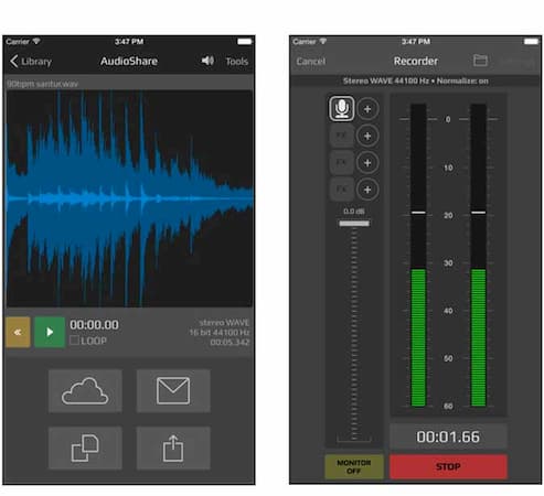 برنامج تسجيل الصوت للايباد والايفون