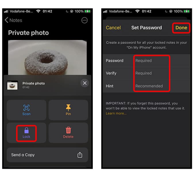 برنامج اخفاء الصور للايفون