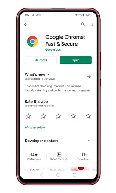 طريقة تفعيل Lite Mode في متصفح كروم لنظام أندرويد
