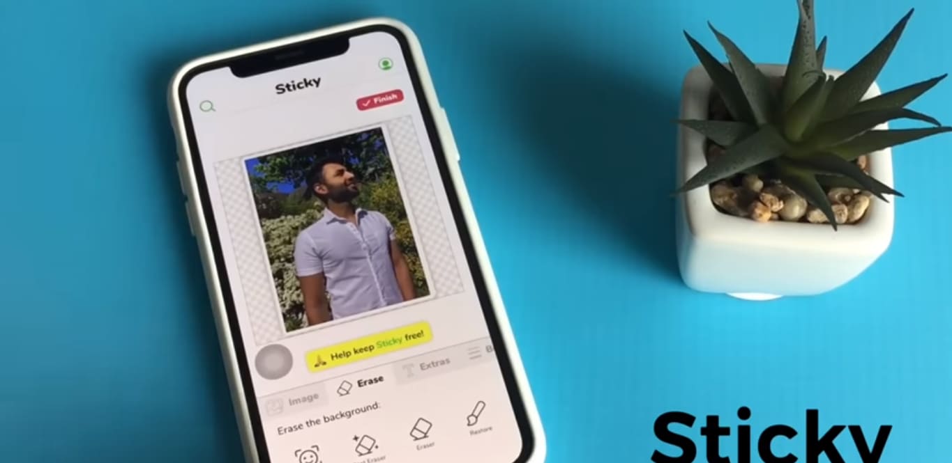 برنامج تصميم ملصقات واتساب للايفون مجانا