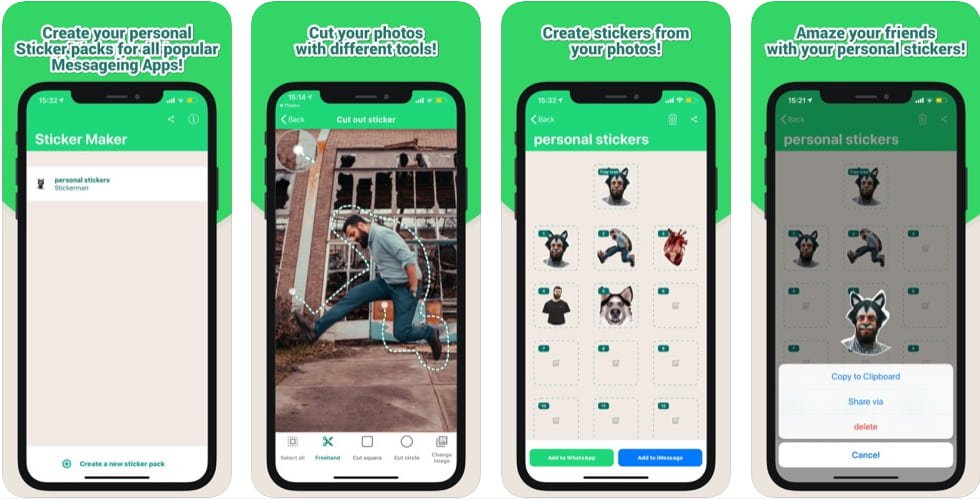 تحميل برنامج عمل ملصقات واتس اب للايفون