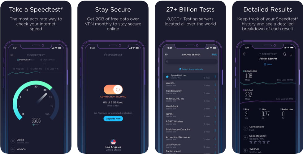 تحميل برنامج قياس سرعة النت للايفون