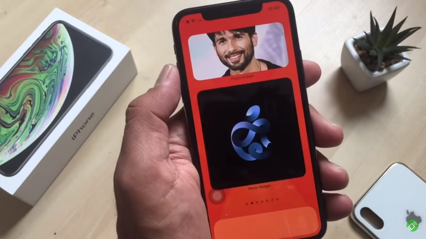 برنامج ويدجت الصور للايفون