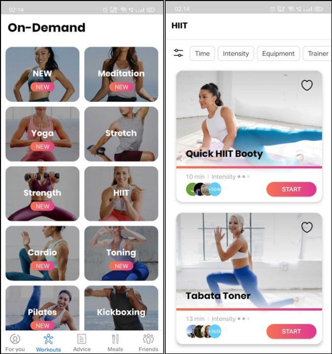 أفضل 7 برامج تمارين منزلية متواترة (HIIT )للاندرويد والايفون