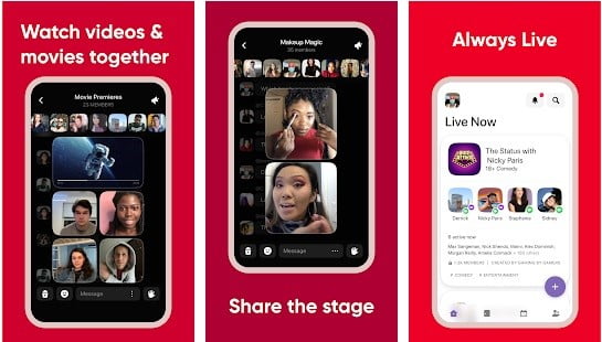 بديل برنامج Rave للايفون والاندرويد