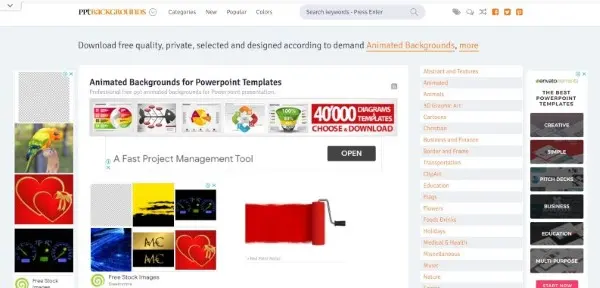افضل 10 مواقع تحميل خلفيات بوربوينت متحركة وثابتة مجاناً