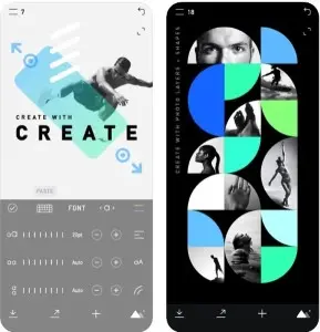 CREATE: Graphic Design هو برنامج تصميم لوجوهات مميز للايفون