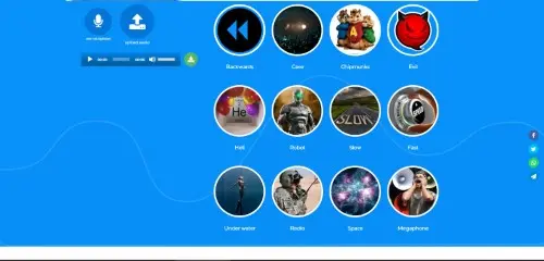 موقع تغيير صوت سريع وسهل الاستخدام