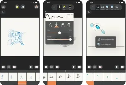 MotionBook هو تطبيق صنع رسوم متحركة كلاسيكي مجاني للايفون