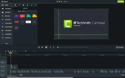 Camtasia هو برنامج تصوير شاشة فيديو HD مليء بالمميزات