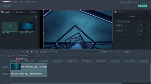 Filmora Scrn هو برنامج تسجيل شاشة جدير بالثقة محبوب بشكل خاص