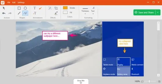 TinyTake هو برنامج تصوير الشاشة فيديو للكمبيوتر متطور