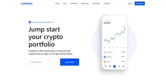 Coinbase هي واحدة من أفضل منصات تداول العملات الرقمية للمبتدئين