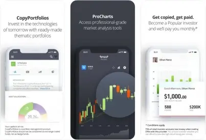 eToro هو افضل تطبيق لتداول العملات الرقمية وأكثرها شهره في الوطن العربي بالتحديد