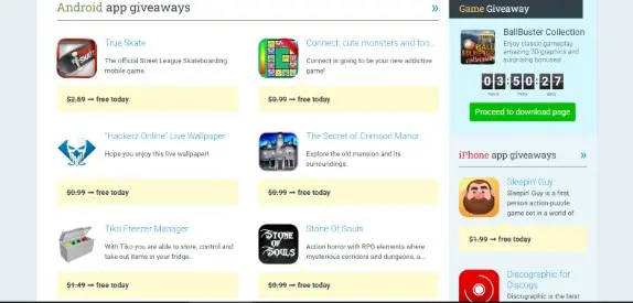Android Giveaway هو متجر تطبيقات مهكرة للاندرويد