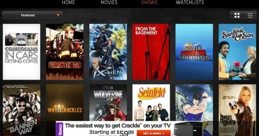 Crackle موقع مجاني لمشاهدة الأفلام والمسلسلات الجديدة والحصرية بشكل قانوني بالكامل