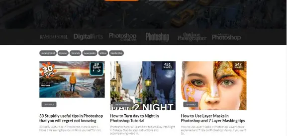Photoshop Cafe هو موقع تعليم فوتوشوب مميز وخاص بالدروس الاحترافية