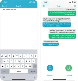SayHi‏ هو برنامج الترجمة الفورية المميز للايفون والاندرويد