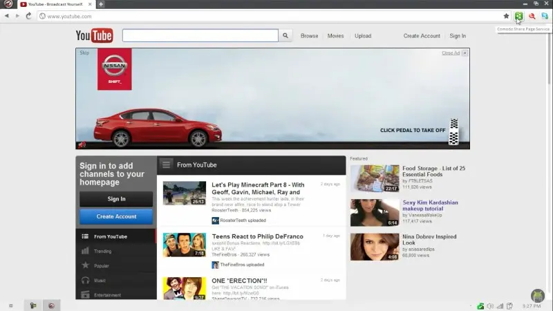 Comodo Browser متصفح مخفي للكمبيوتر آمن يمكنك من التسوق عبر الإنترنت