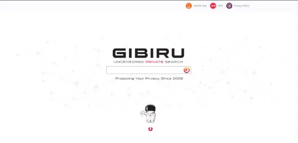 Gibiru هو محرك بحث بديل لجوجل يعمل منذ عام 2009