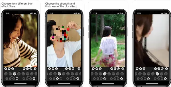 Blur & Mosaic هو برنامج تغويش صور و فيديو احترافي للايفون