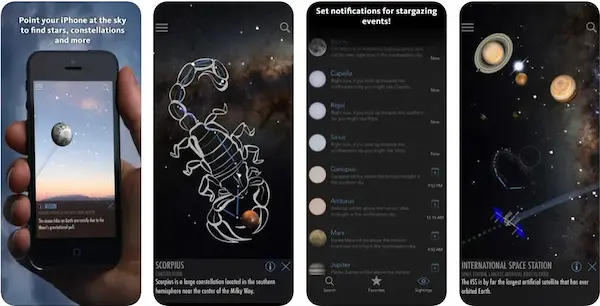 SkyView Lite هو برنامج استكشاف الفضاء الرائع