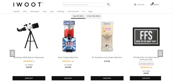 IWOOT هو موقع شراء هدايا اون لاين رائع وجذاب