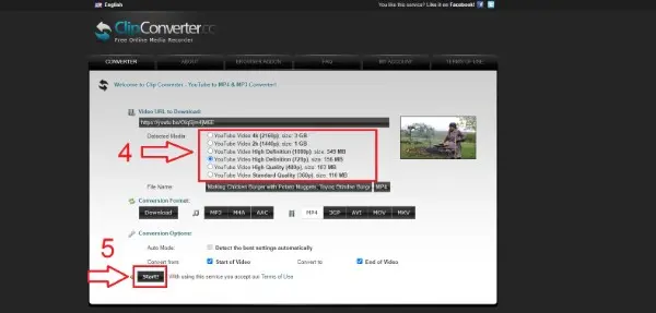 ClipConverter هو واحد من أقوى مواقع تحميل من اليوتيوب