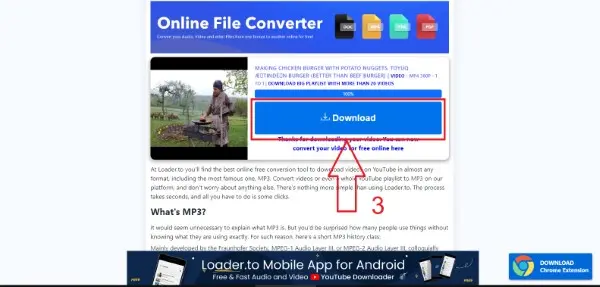 Loader هو موقع تحميل الفيديو من اليوتيوب ذات شهرة واسعة