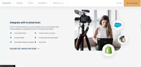 Thinkific LMS هي أفضل منصة تعليم عبر الإنترنت لخبراء ورواد الأعمال عبر الإنترنت