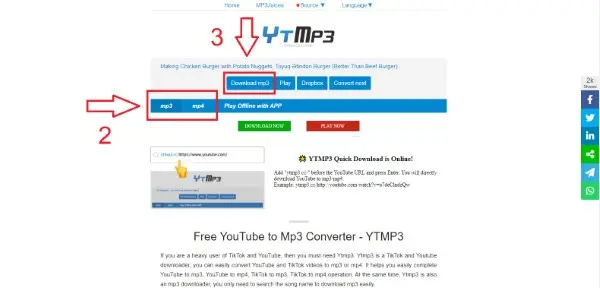 YTMP3 هو تقريباً أقوى موقع تحميل فيديوهات من المواقع الأخرى مثل يوتيوب وتيك توك