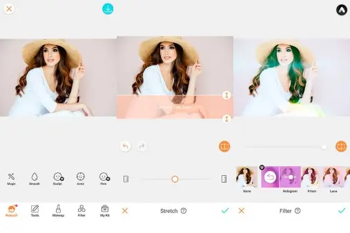 AirBrush هو واحد من أفضل التطبيقات القادرة على التقاط صور سيلفي مثالية