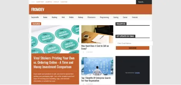 FromDev هو واحد من أفضل مواقع تعلم القرصنة الأخلاقية للمبتدئين