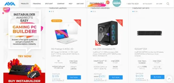 AVADirect هو أفضل موقع تجميعات PC