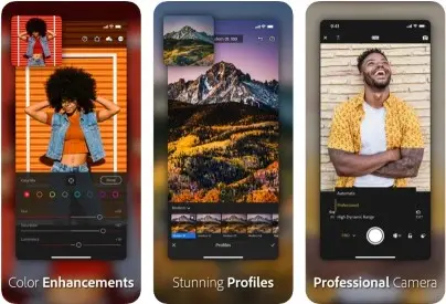Adobe Lightroom هو برنامج رفع جودة الصورة للايفون والاندرويد