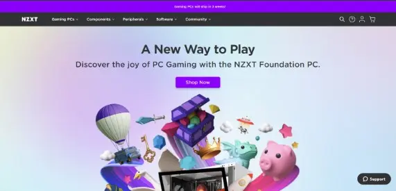 NZXT هو موقع تجميع PC تابع للشركة الأمريكية المشهورة